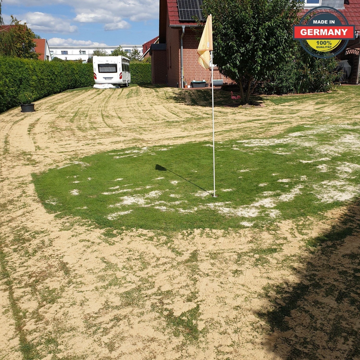 Rasenrakel Set iniziale RISISANI: Premium L-80 + 125 kg di sabbia per prato RISISANI Casa e giardino IT