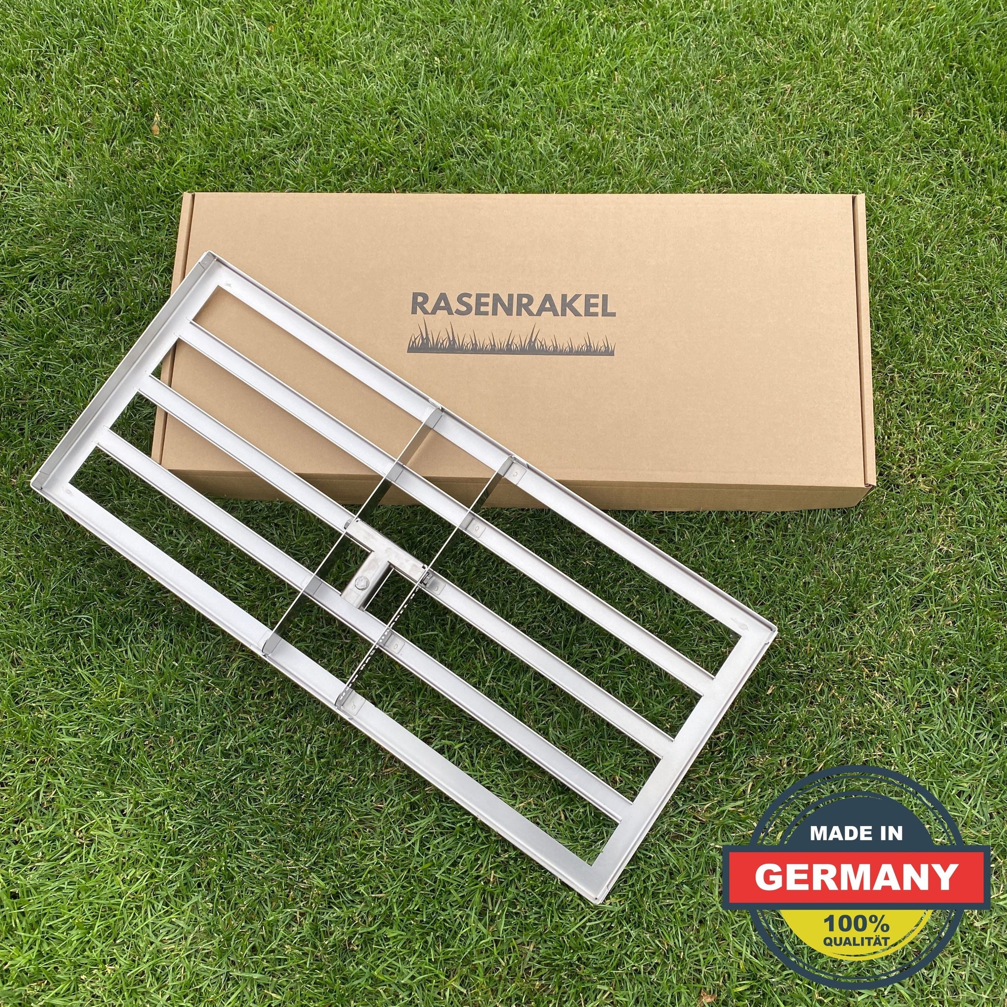Original RISISANI® Rasenrakel – Levelrake zum Rasen sanden & glätten