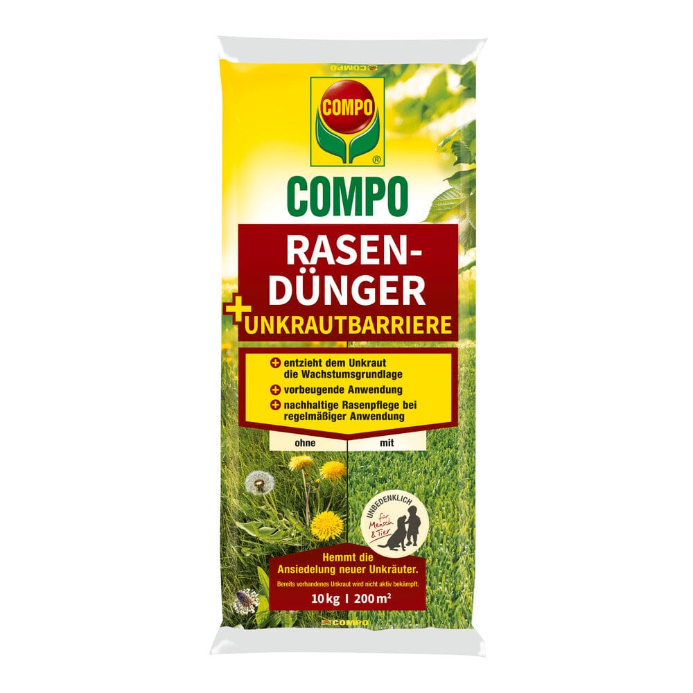 COMPO Rasendünger + Unkrautbarriere COMPO