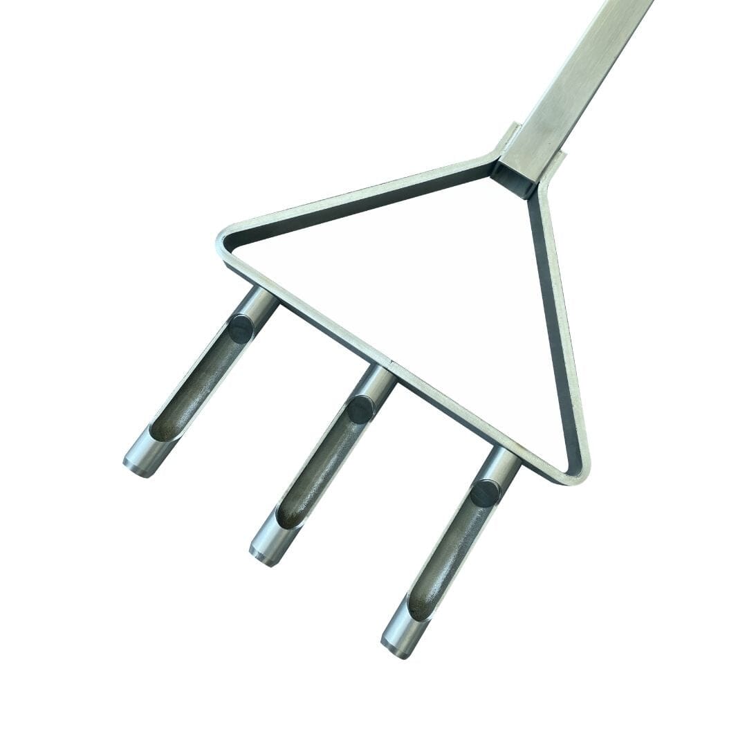 RISISANI Premium Hand-Aerifizierer L-101 in Edelstahl RISISANI Rasenrakel Deutschland