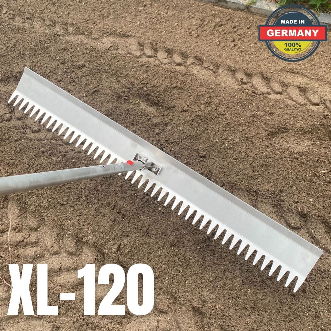Rasenrakel RISISANI tuinhark XL-120 Nivelleerhark RISISANI Duitsland