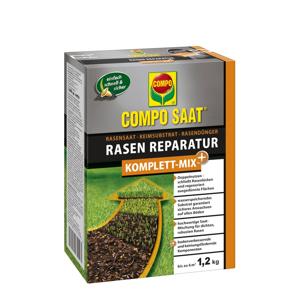 COMPO SAAT® Rasen Reparatur Komplett-Mix+ COMPO